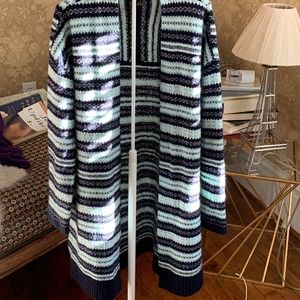 Talbots long  cardigan. Never worn‎ .180 retail